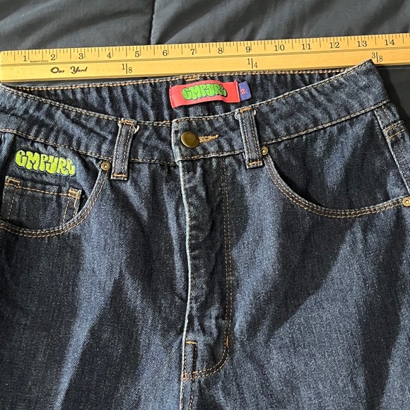 Empyre Tori Denim Cargo Jeans Baggy High waist sz 2 - Picture 8 of 13